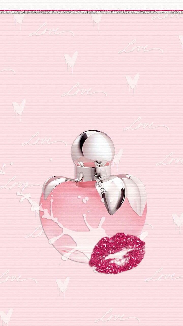 Pink Perfume Bottle Wallpaper iPhone Homescreen