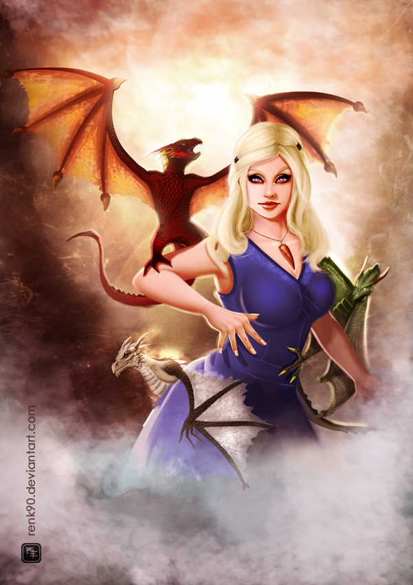 Mother Of Dragons By Renanmoraes