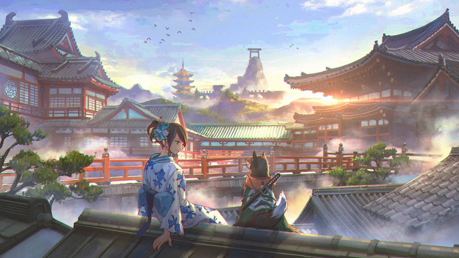 Anime Dog Wallpaper