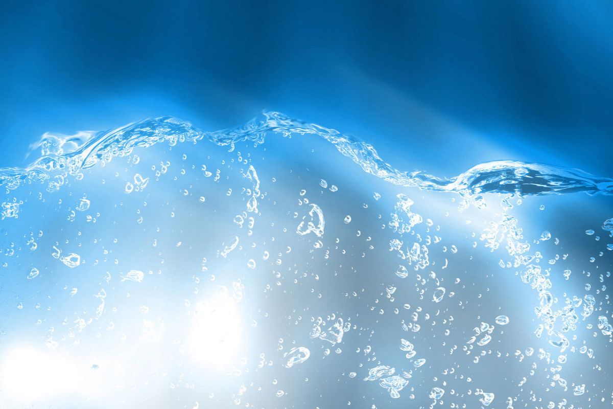 Artistic water bubbles Free PPT Backgrounds for your