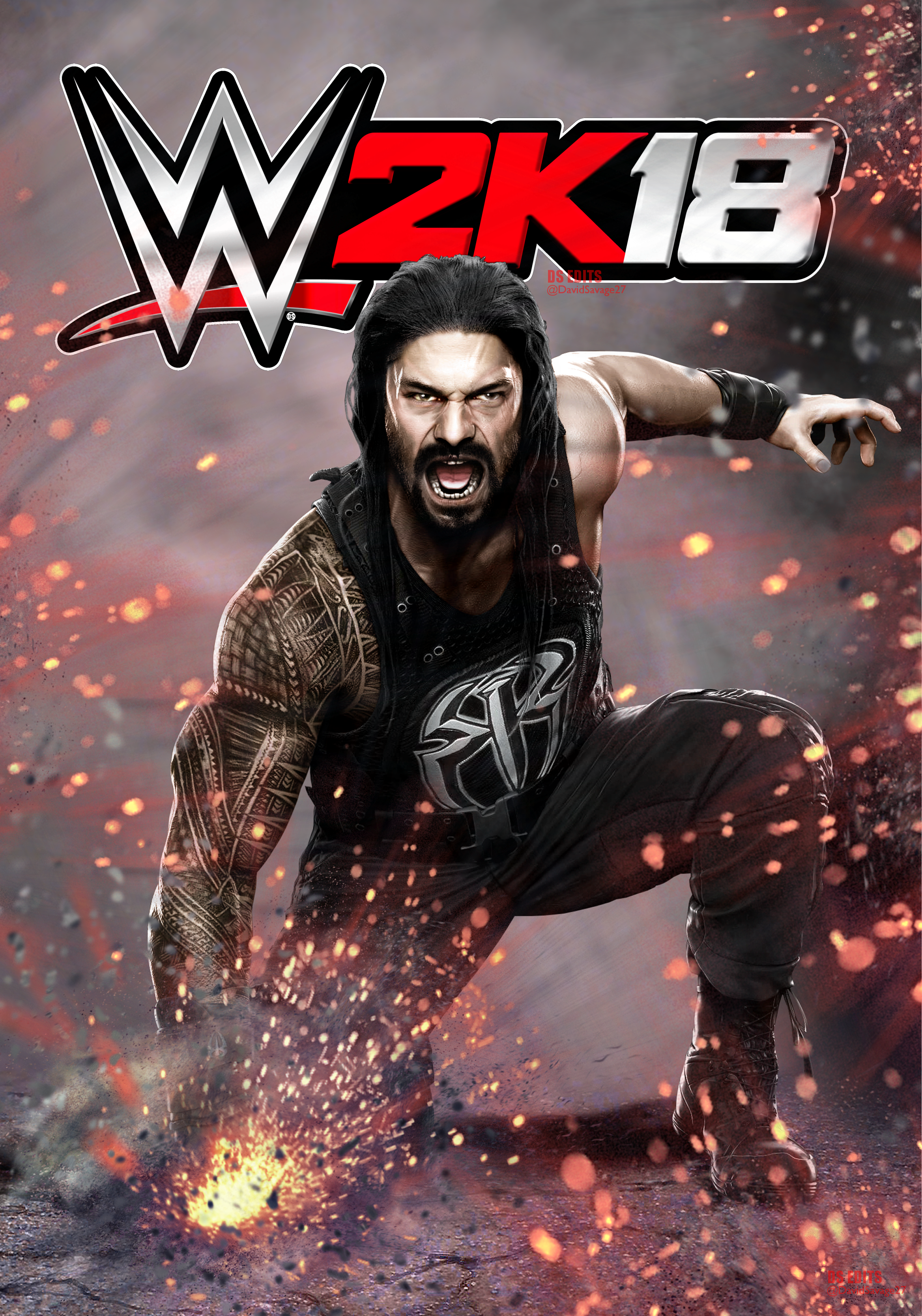 Wwe 2k18 Cover By Ultimate Savage