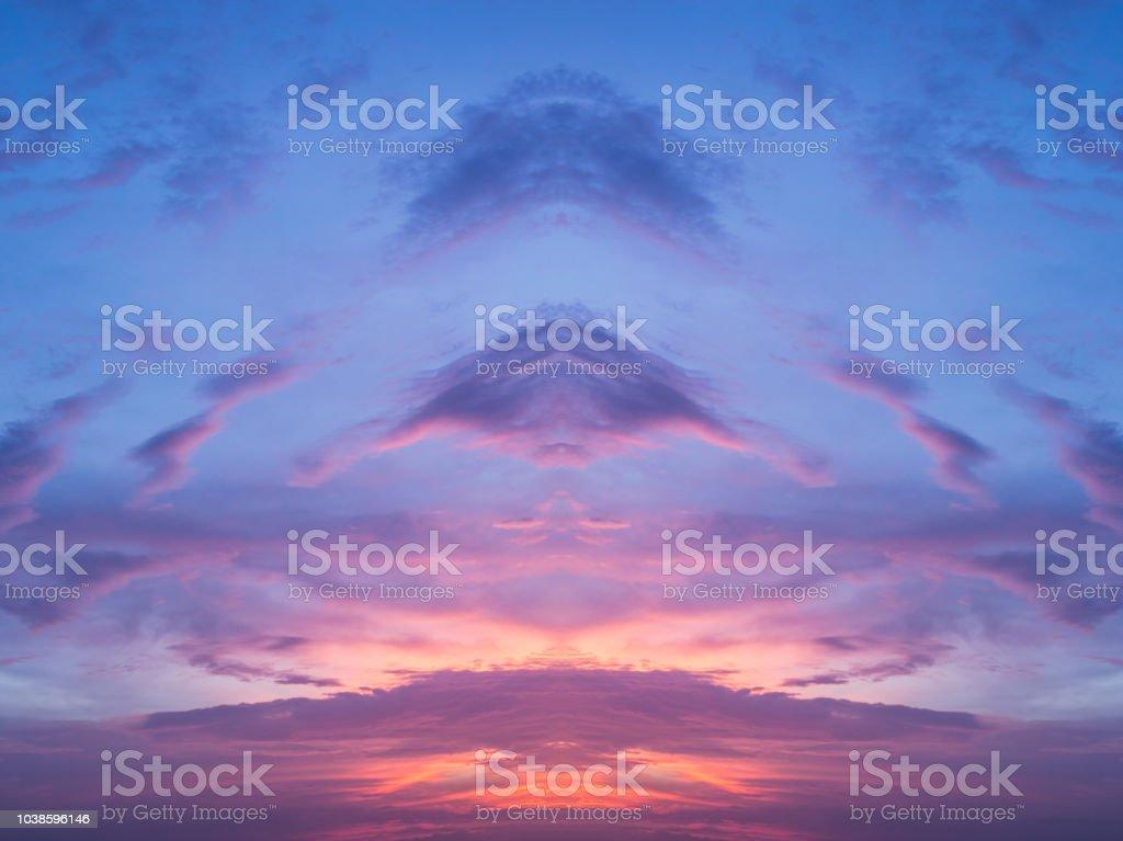 Sunset Paradise Burning Skies Idyllic Wallpaper Stock Photo