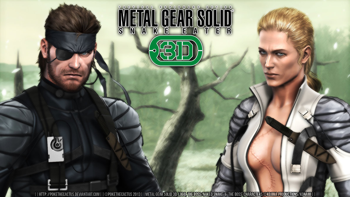 Mgs3d Wallpaper Big Boss And By Pokethecactus On