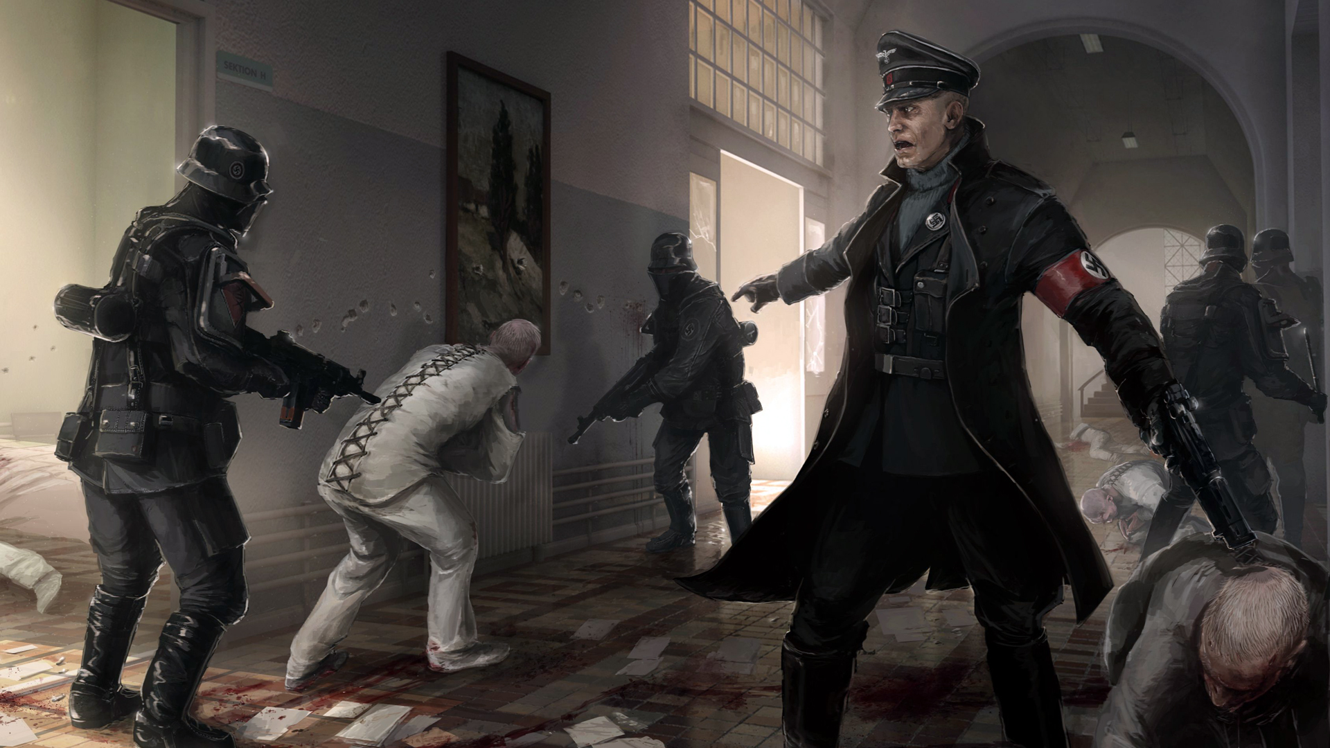Wolfenstein The New Order Game Art HD 1080p Wallpaper And