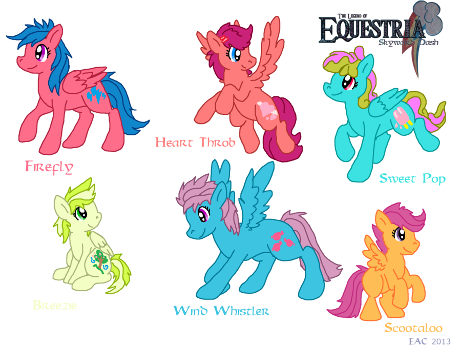 Mlp Sd Background Ponies By Rosa Pegasus
