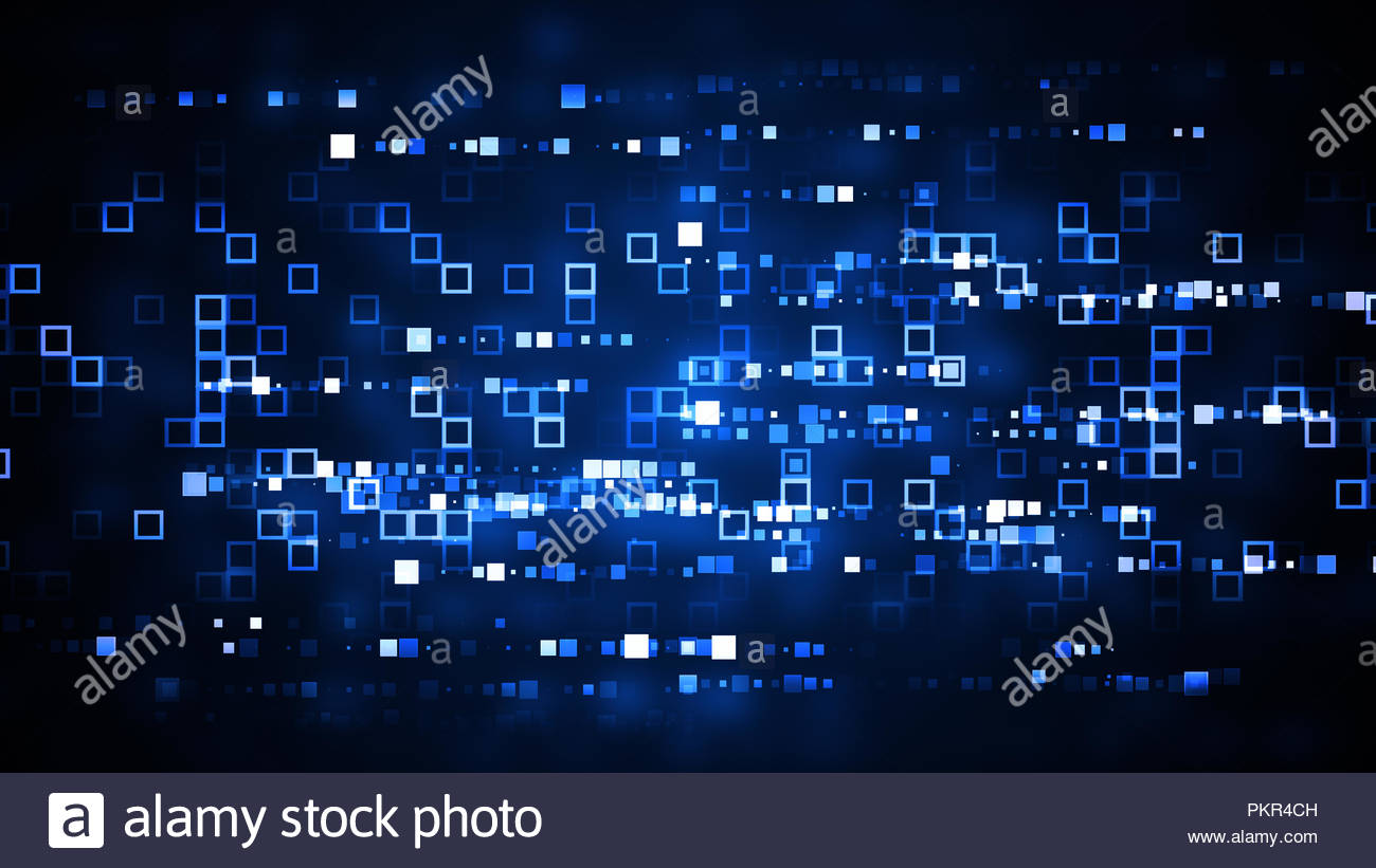 Tech Background With Glittering Lights And Light Grids 8k Ultra