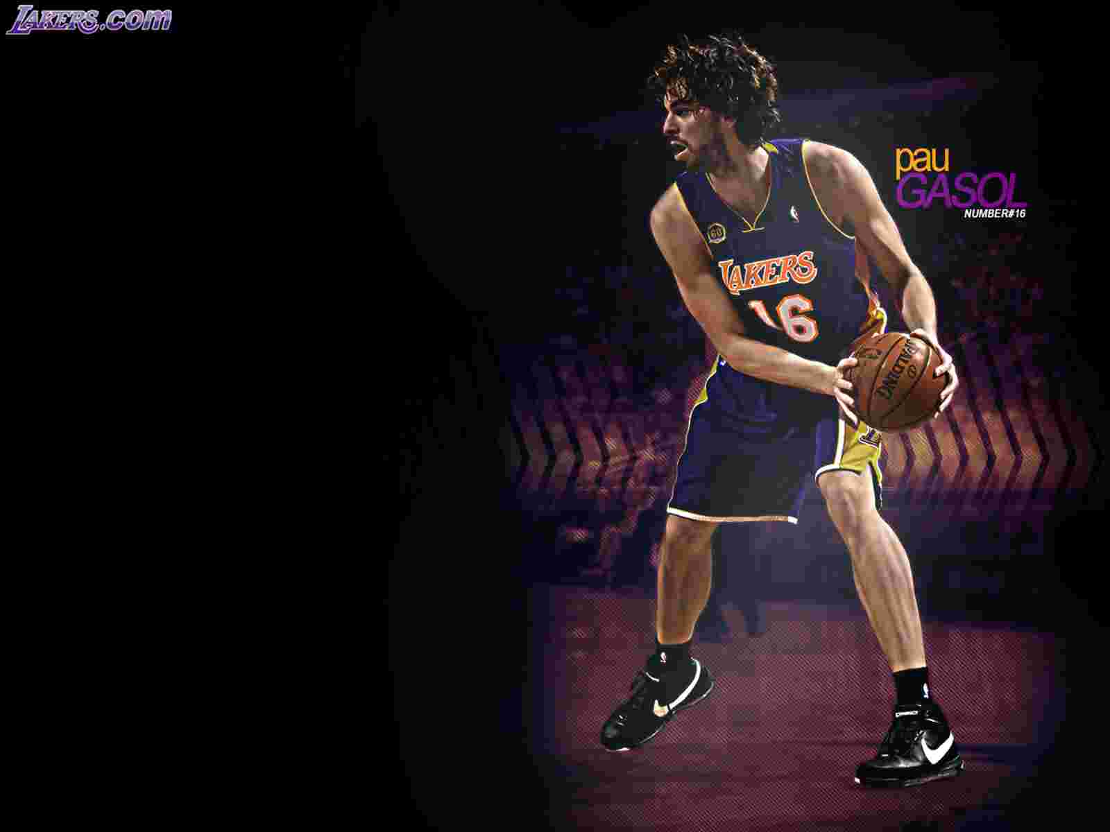 Pau Gasol La Lakers Wallpaper Basketball Sport