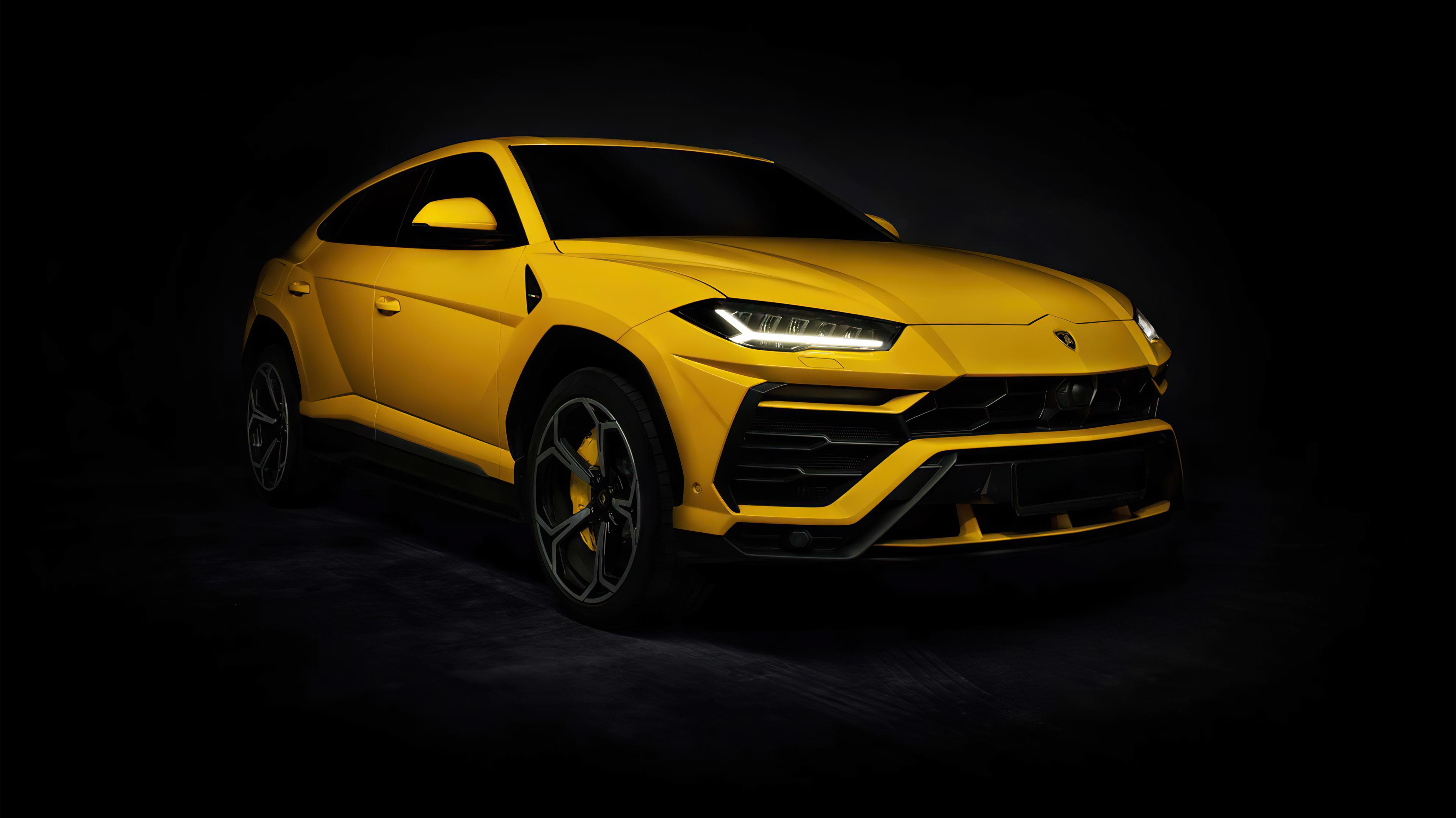 Yellow Lamborghini Urus 4k HD Cars Wallpaper Image