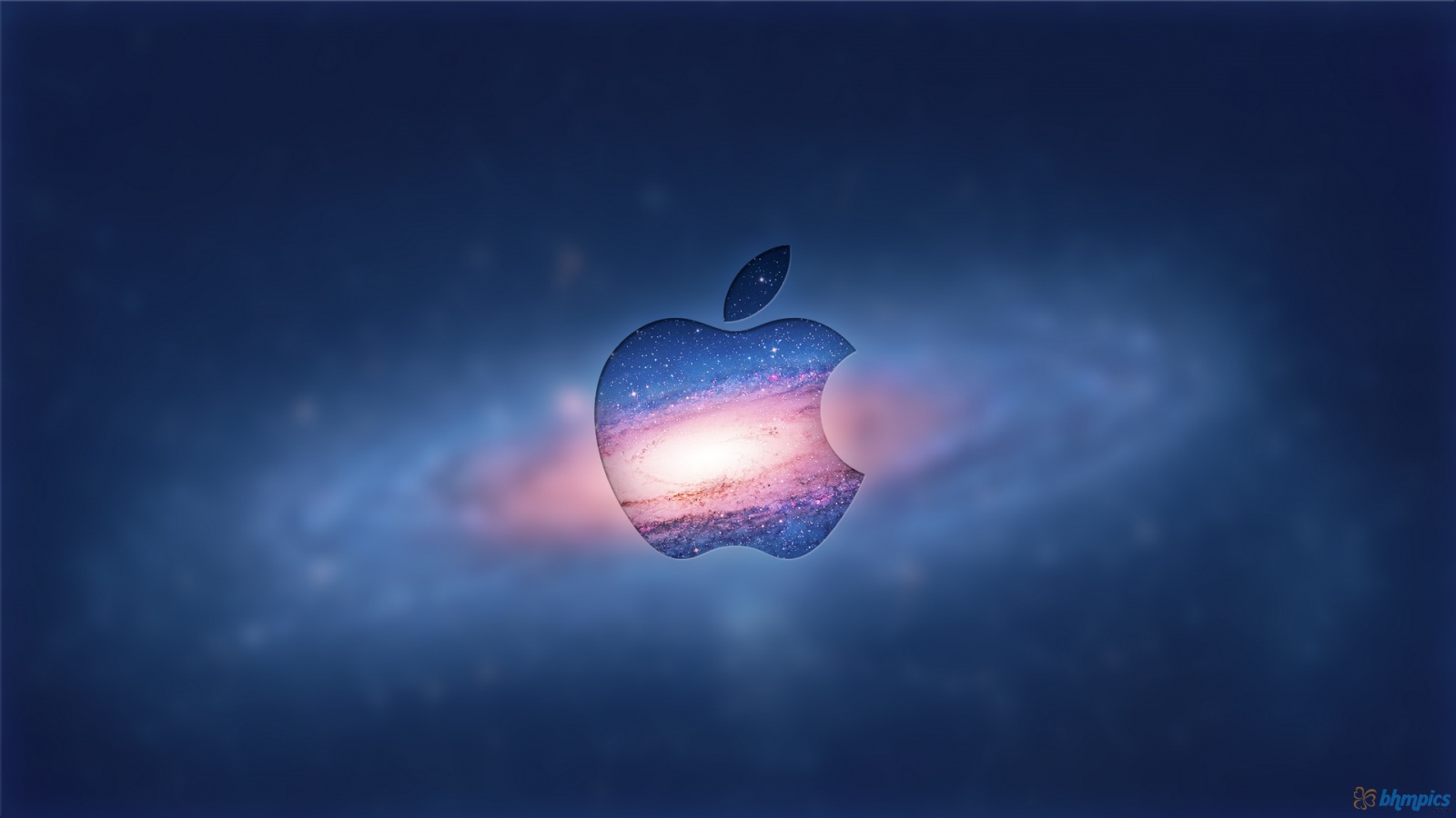 Apple Logo In Galaxy HD Wallpaper IwallHD