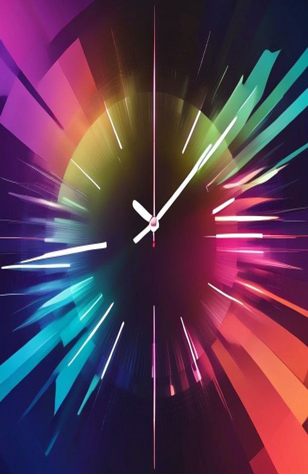 Digital Clock Wallpaper