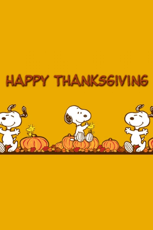 Background Pictures Photos iPhone Wallpaper Snoopy Thanksgiving