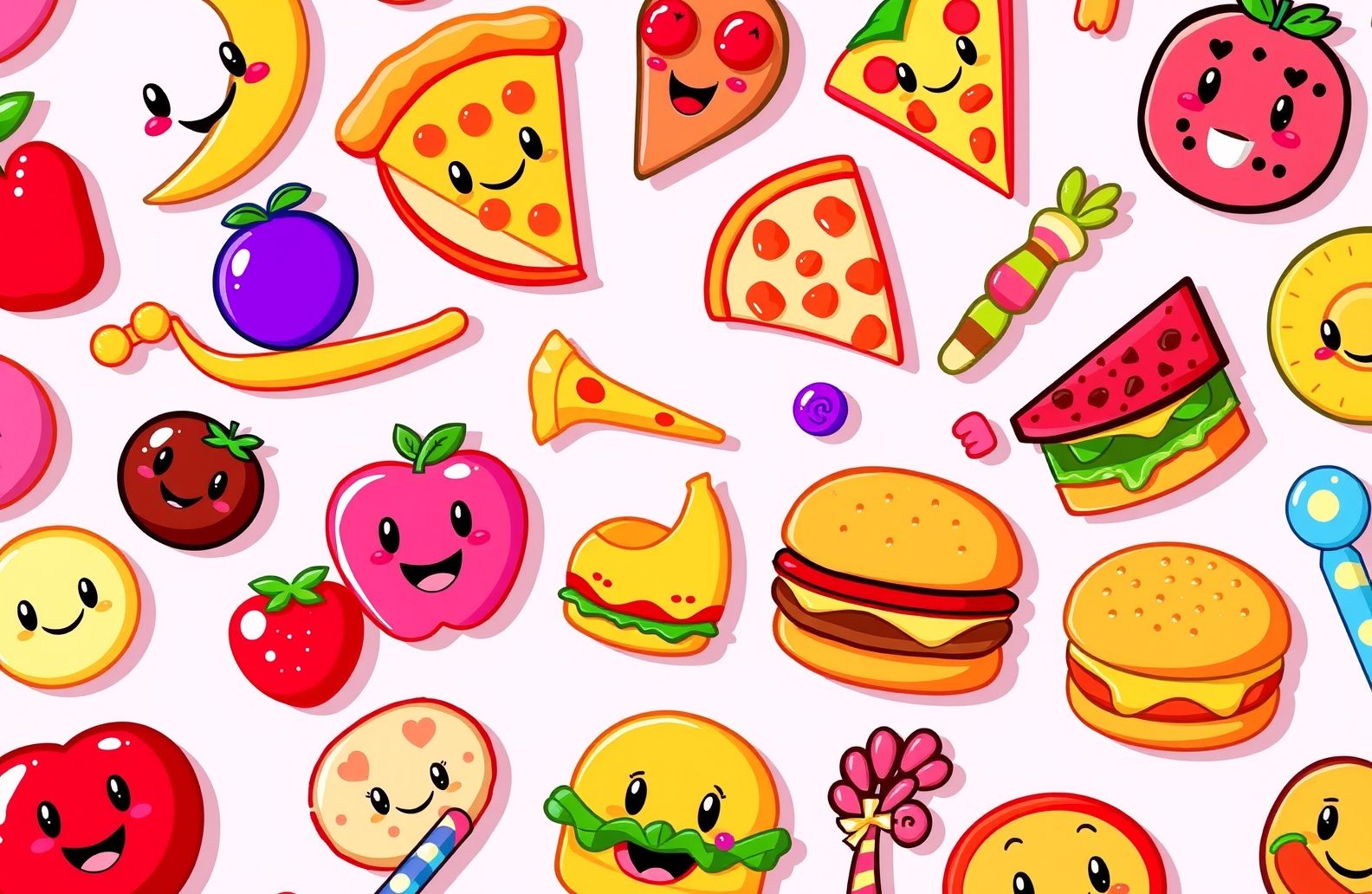 Cartoon Food Wallpaper
