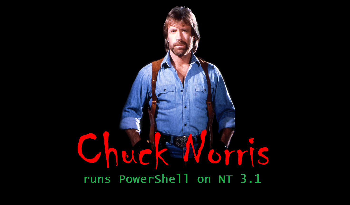 New Improved Formula Powershell And Chuck Norris Wallpaper