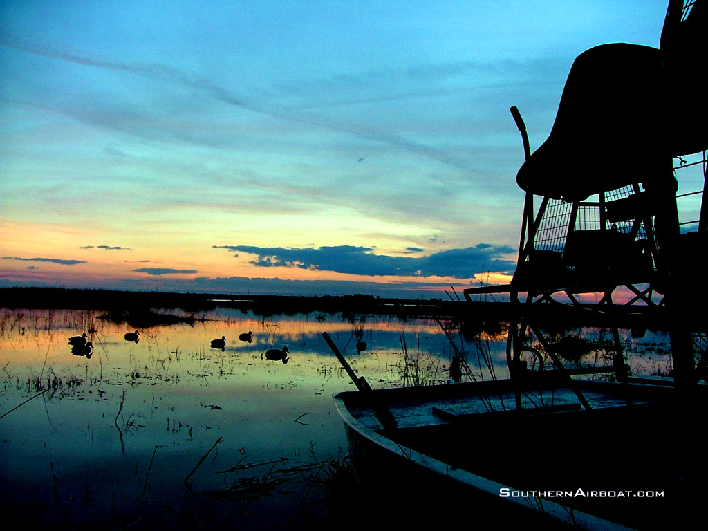 Duck Hunting Southern Airboat Picture Gallery