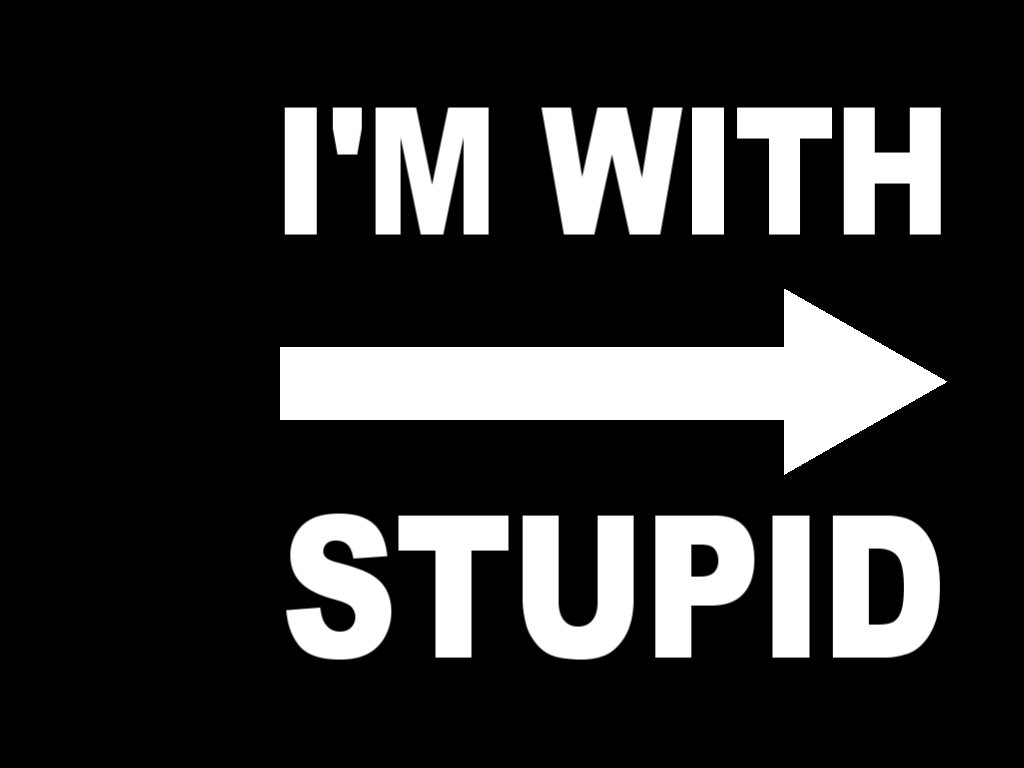 Im With Stupid Funny Wallpaper Photo Gallery