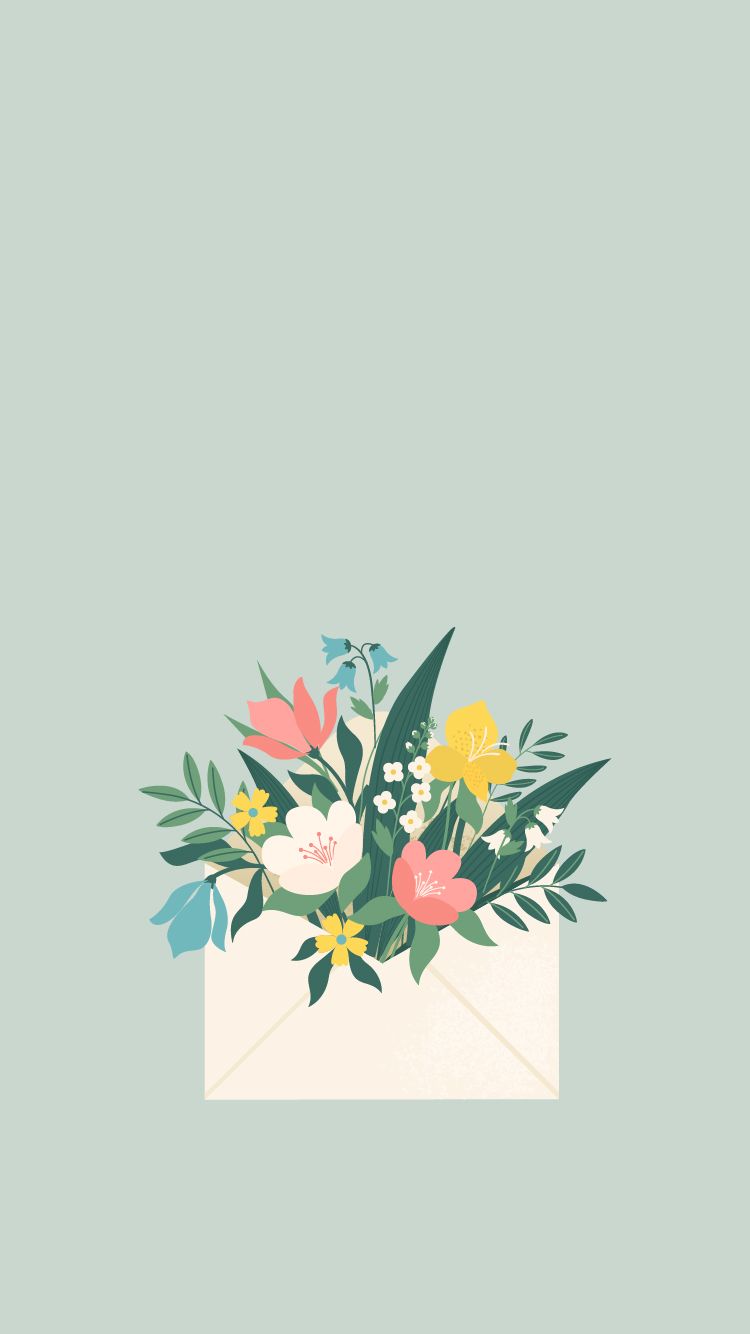 Phone Background For May Apple Slices Cute Flower