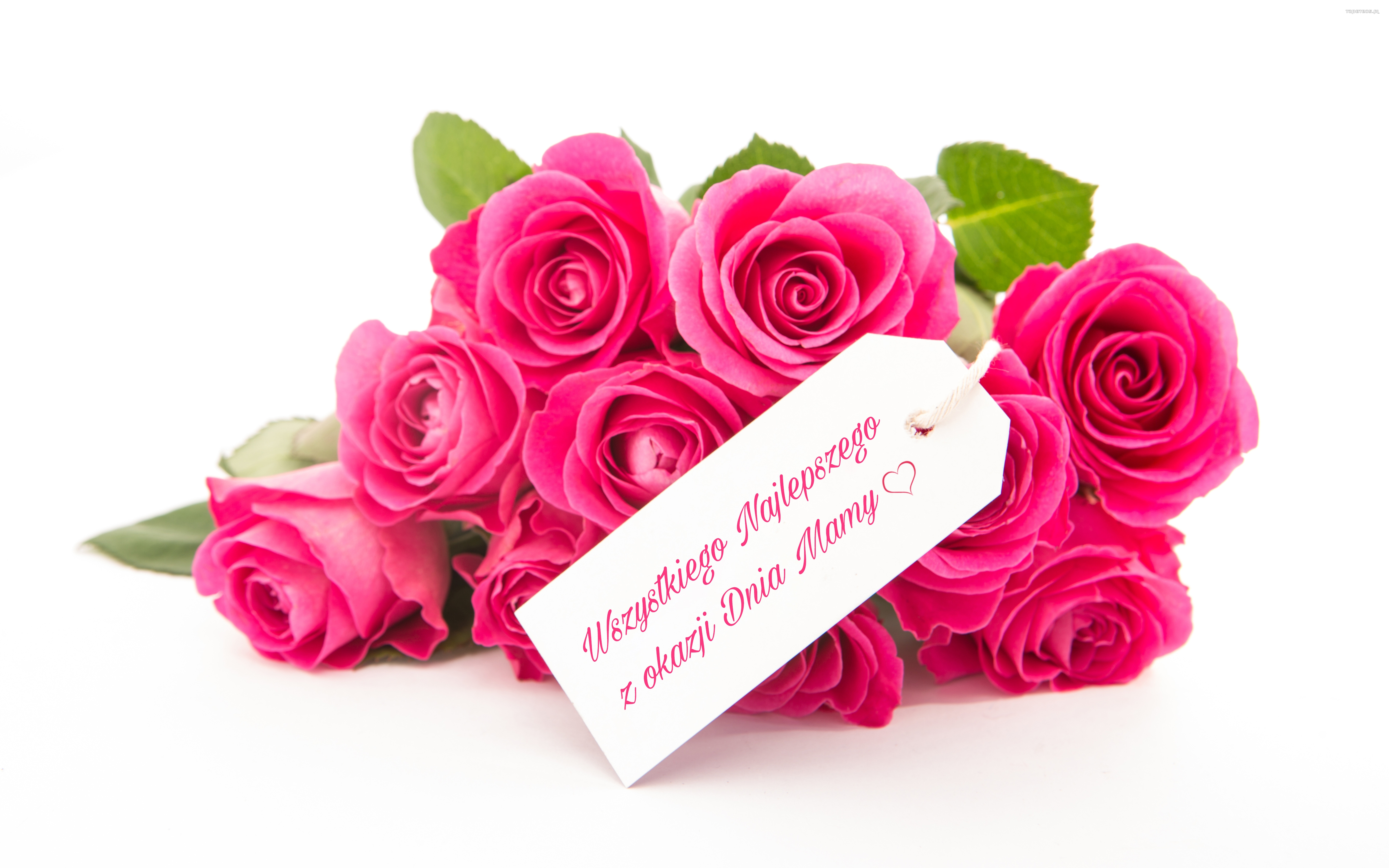 Dzien Matki Kwiaty Roze Wszystkiego Najlepszego Z