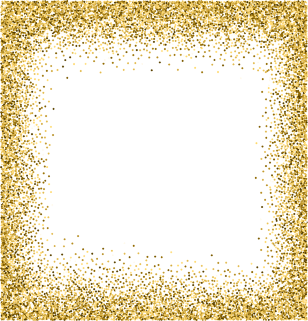Transparent Background Gold Glitter Wallpaper