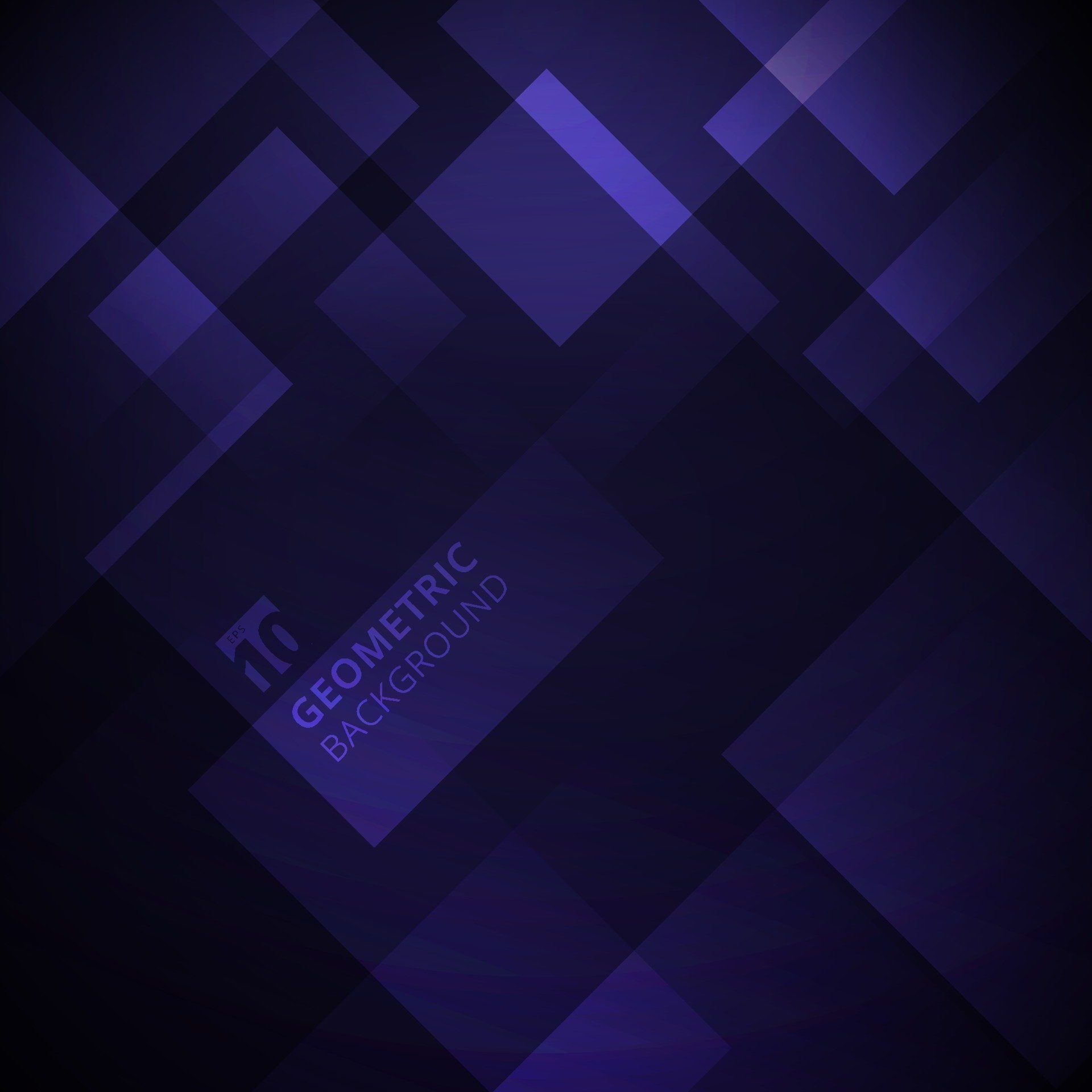 Abstract Purple Gradient Color Geometric Square Overlay Modern