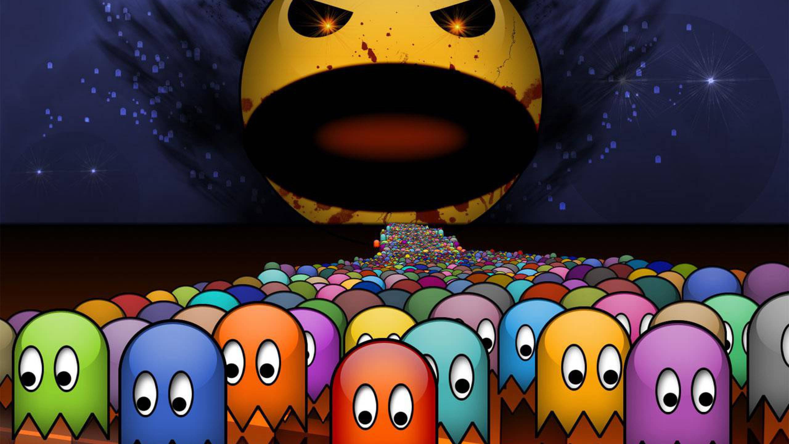 Pacman Video Games Geek Wallpaper HD