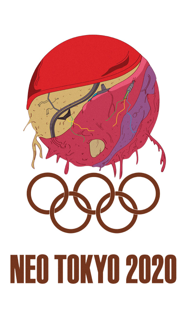 Neo Tokyo Olympics iPhone Wallpaper