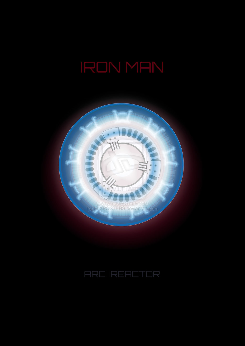 Ironman Arc Reactor Wallpaper HD Iron Man Poster