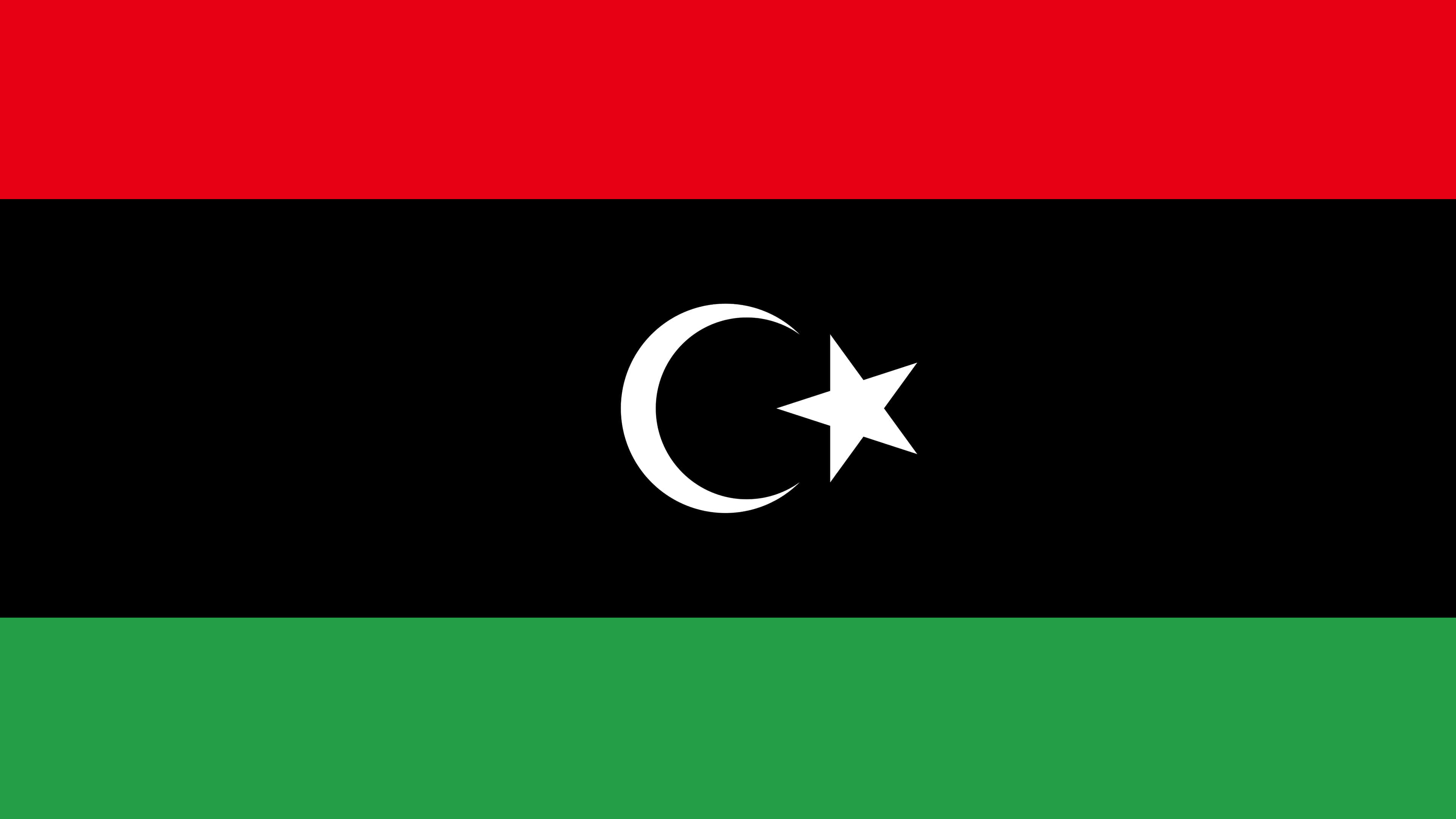 Libya Flag UHD 4k Wallpaper