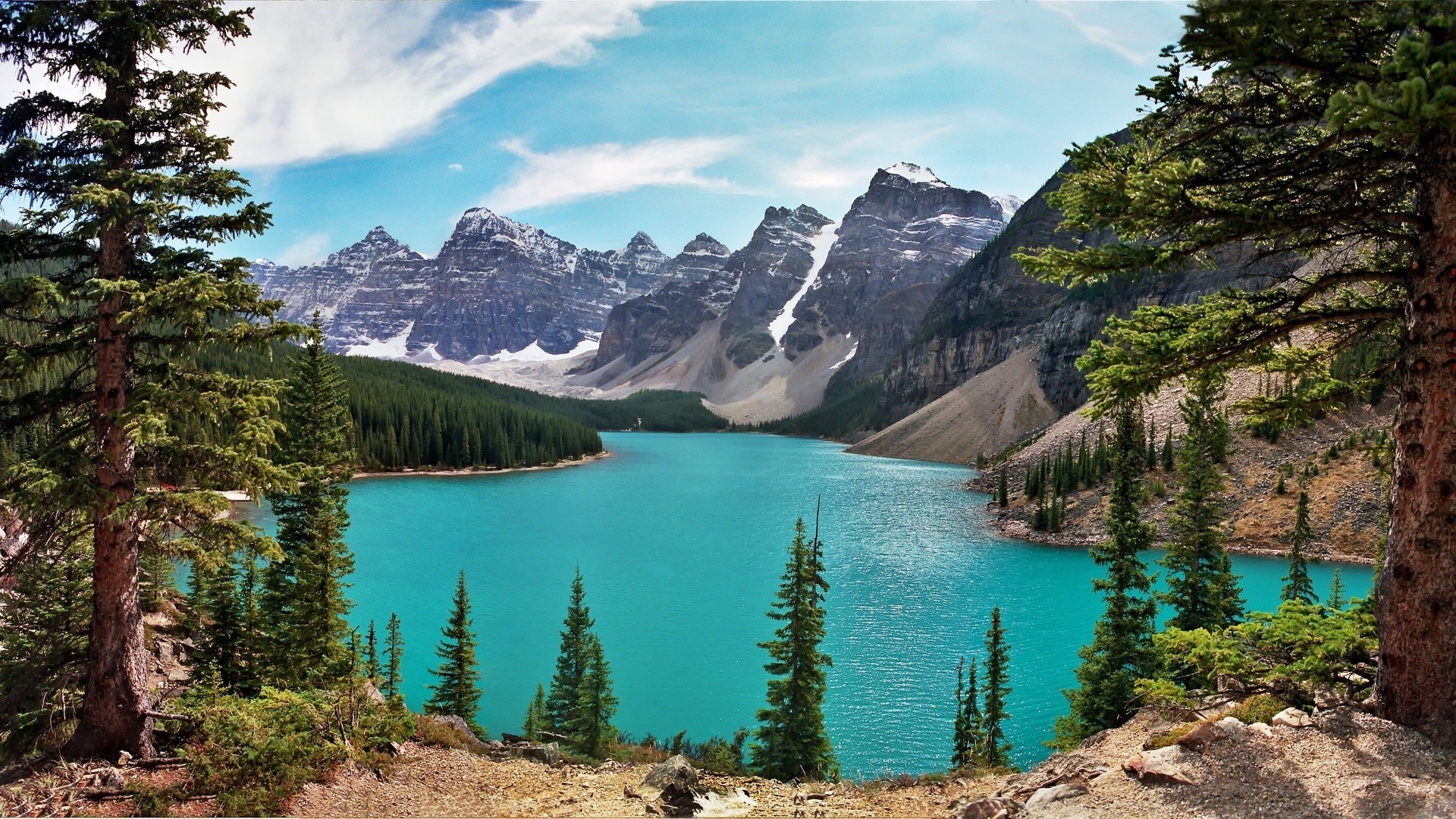 Mountain Lake Canada Wallpaper