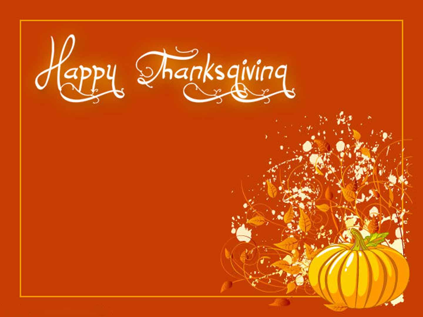 Happy Thanksgiving Animated Background
