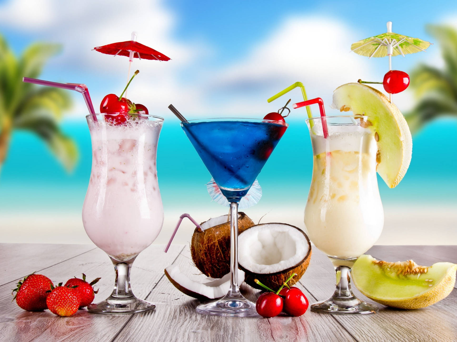 Tropical Drink Wallpaper