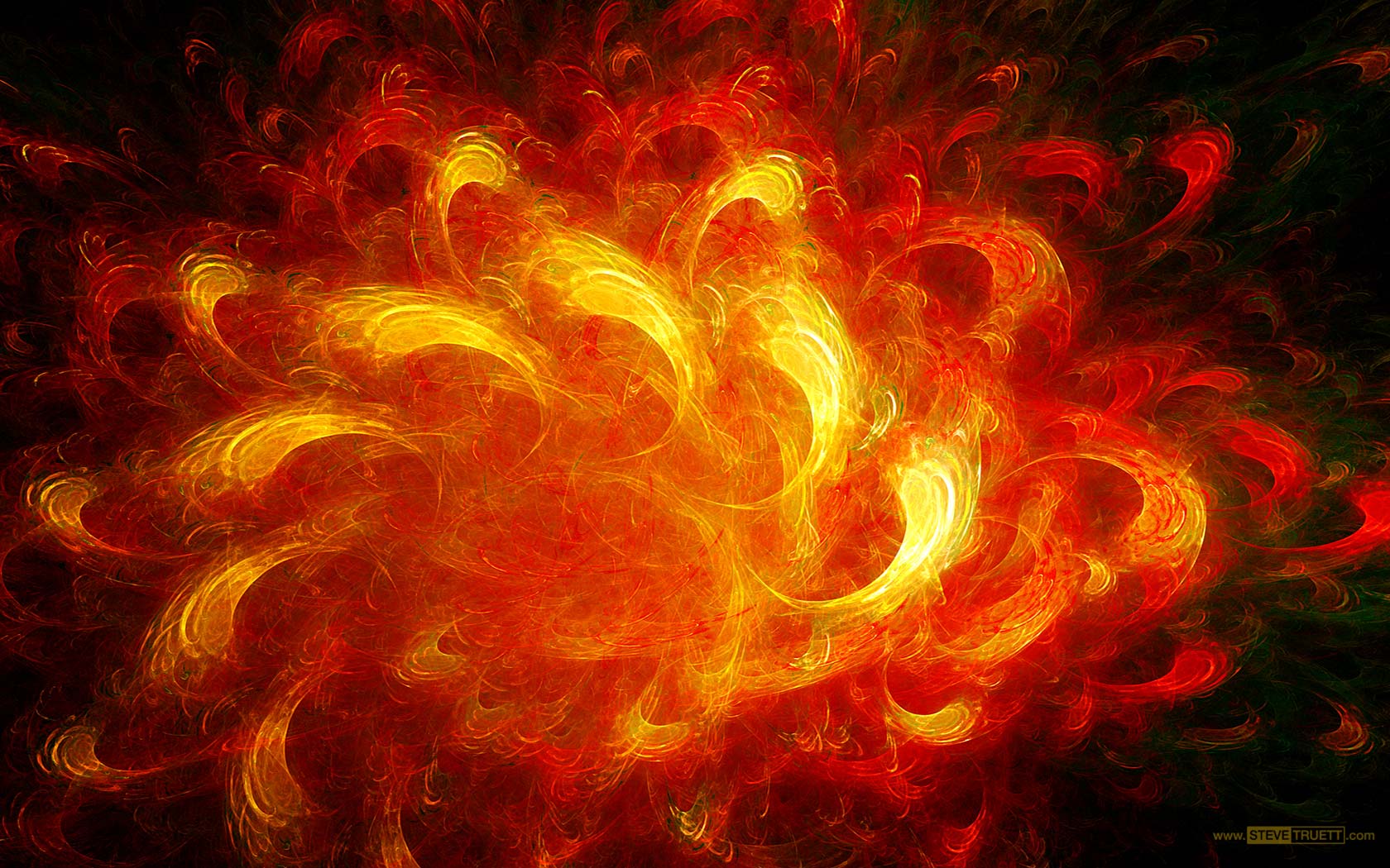 Fire Explosion Wallpaper Image