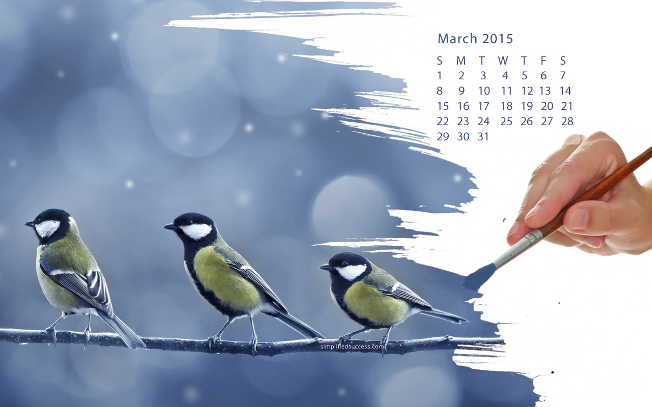 March Calendar Wallpaper HD