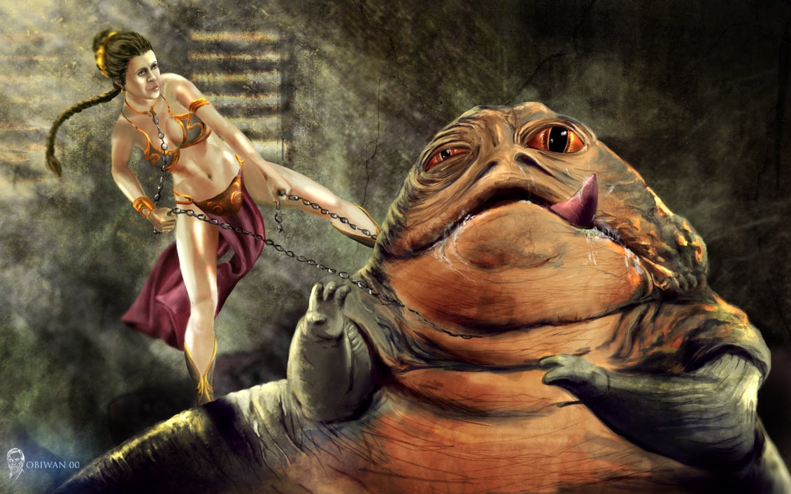 Free download Leia vs Jabba by Obiwan00 for Desktop, Mobile & Tablet. 