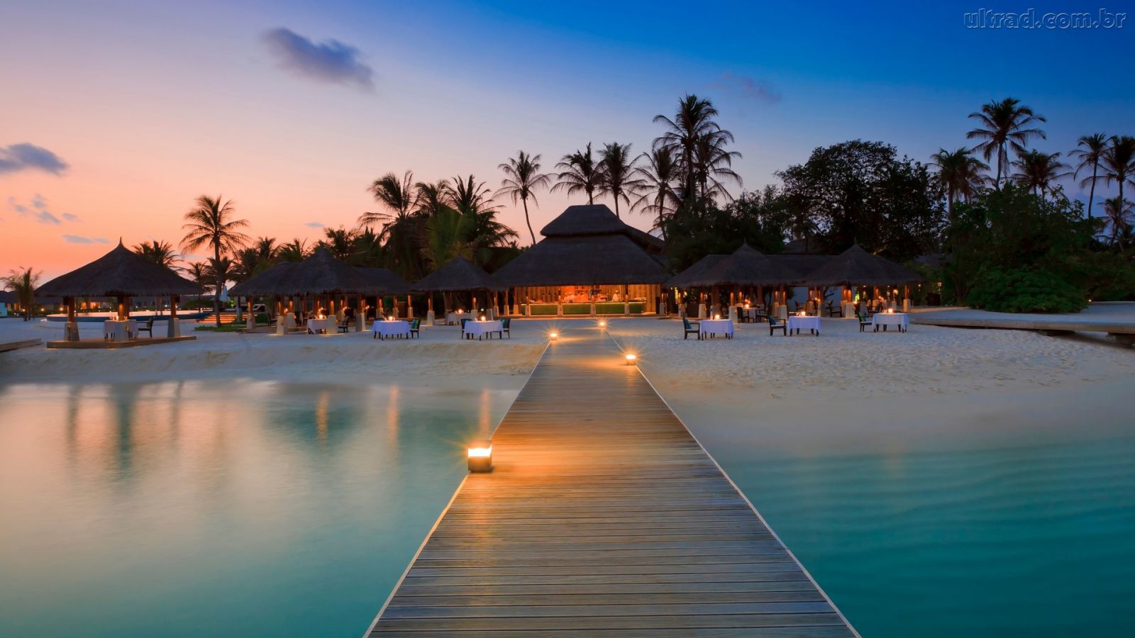 Papel de Parede Resort nas Ilhas Maldivas   Velassaru Maldives