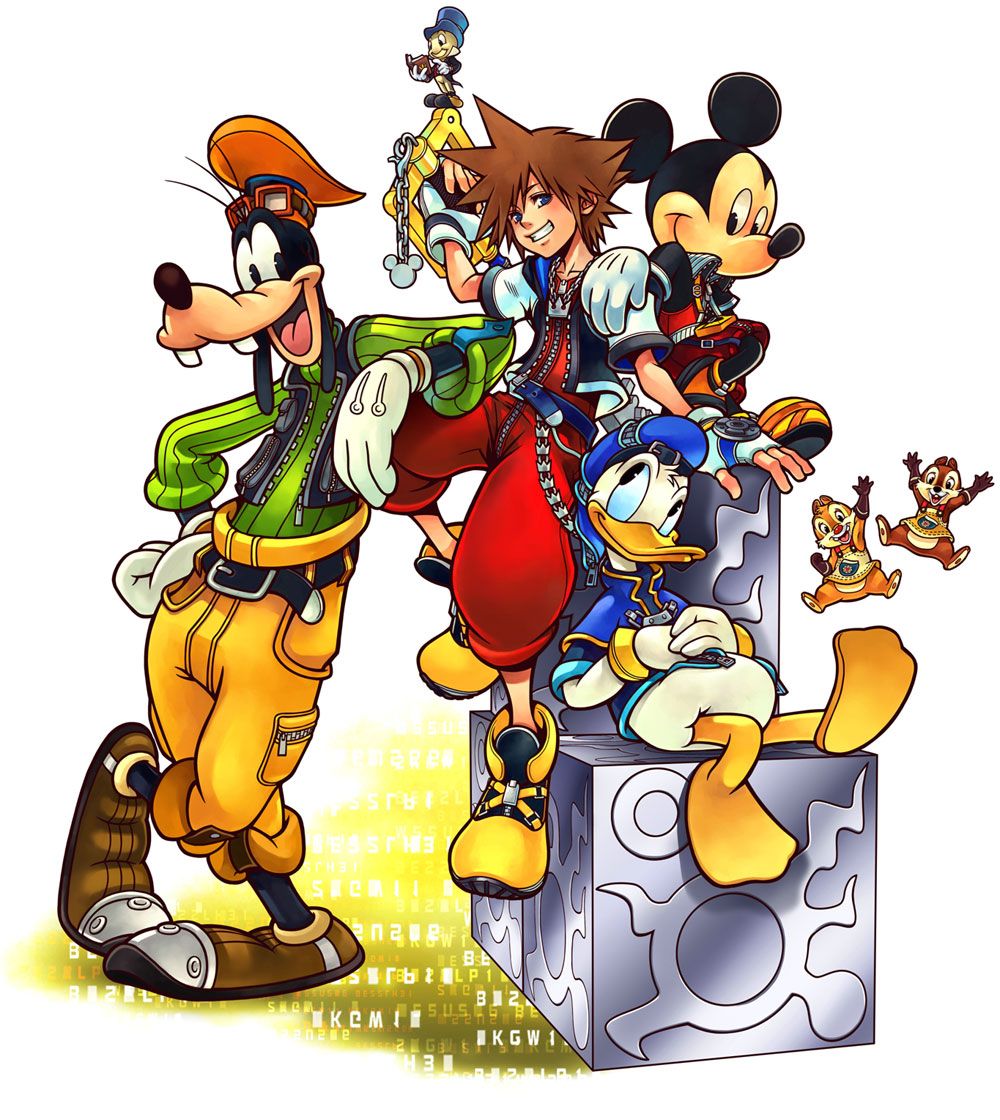 Main Illustration Characters Art Kingdom Hearts Re Coded