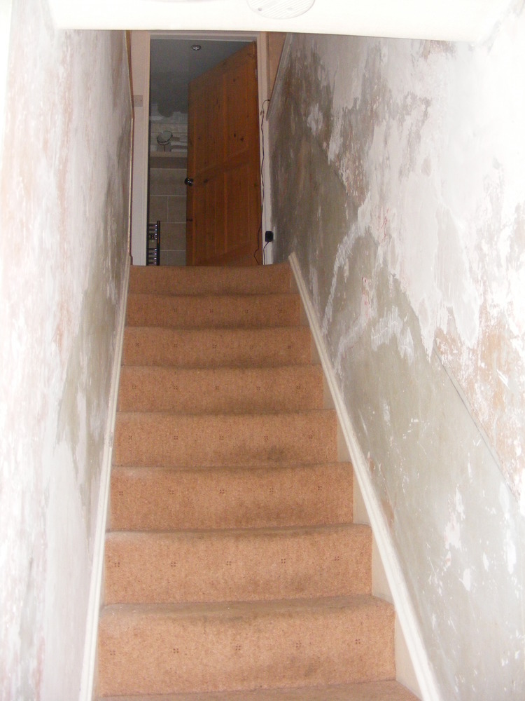 Wallpaper Hall Stairs Landing Painting Decorating Job In
