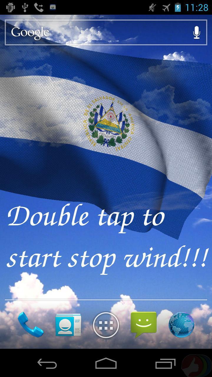 3d Bandera De El Salvador Los Mejores Fondos Pantalla Animados