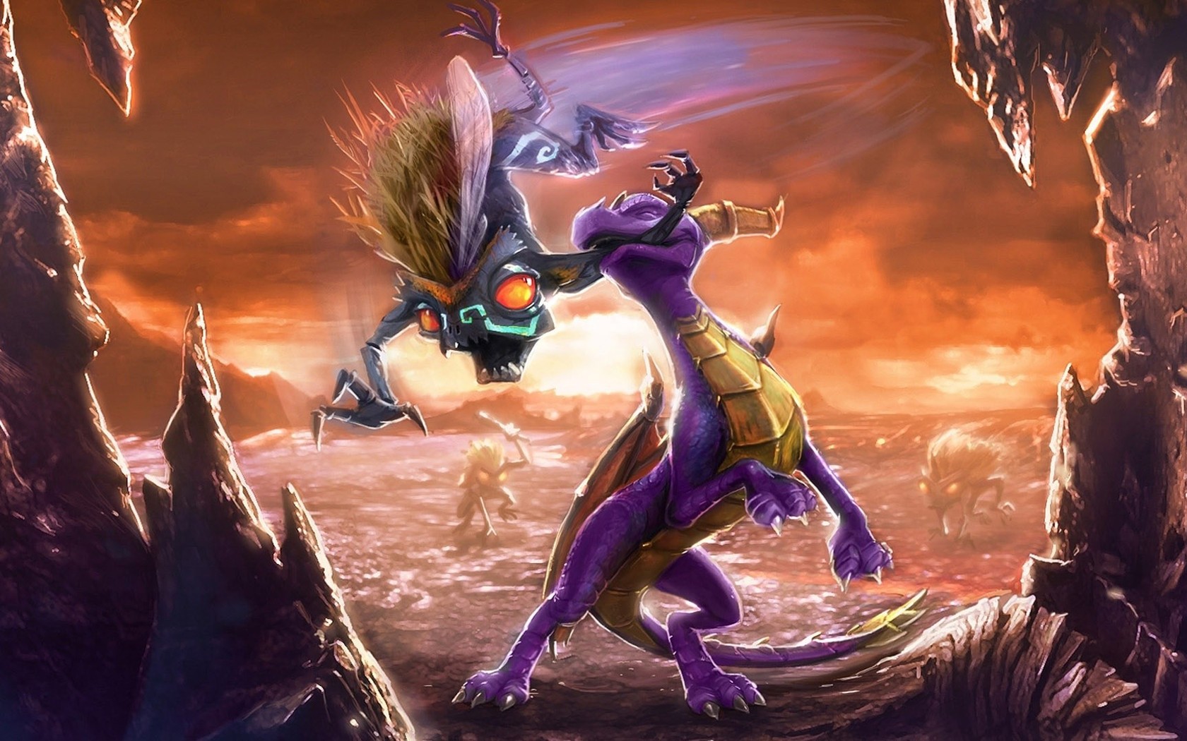 The Legend Of Spyro Dawn Dragon Wallpaper