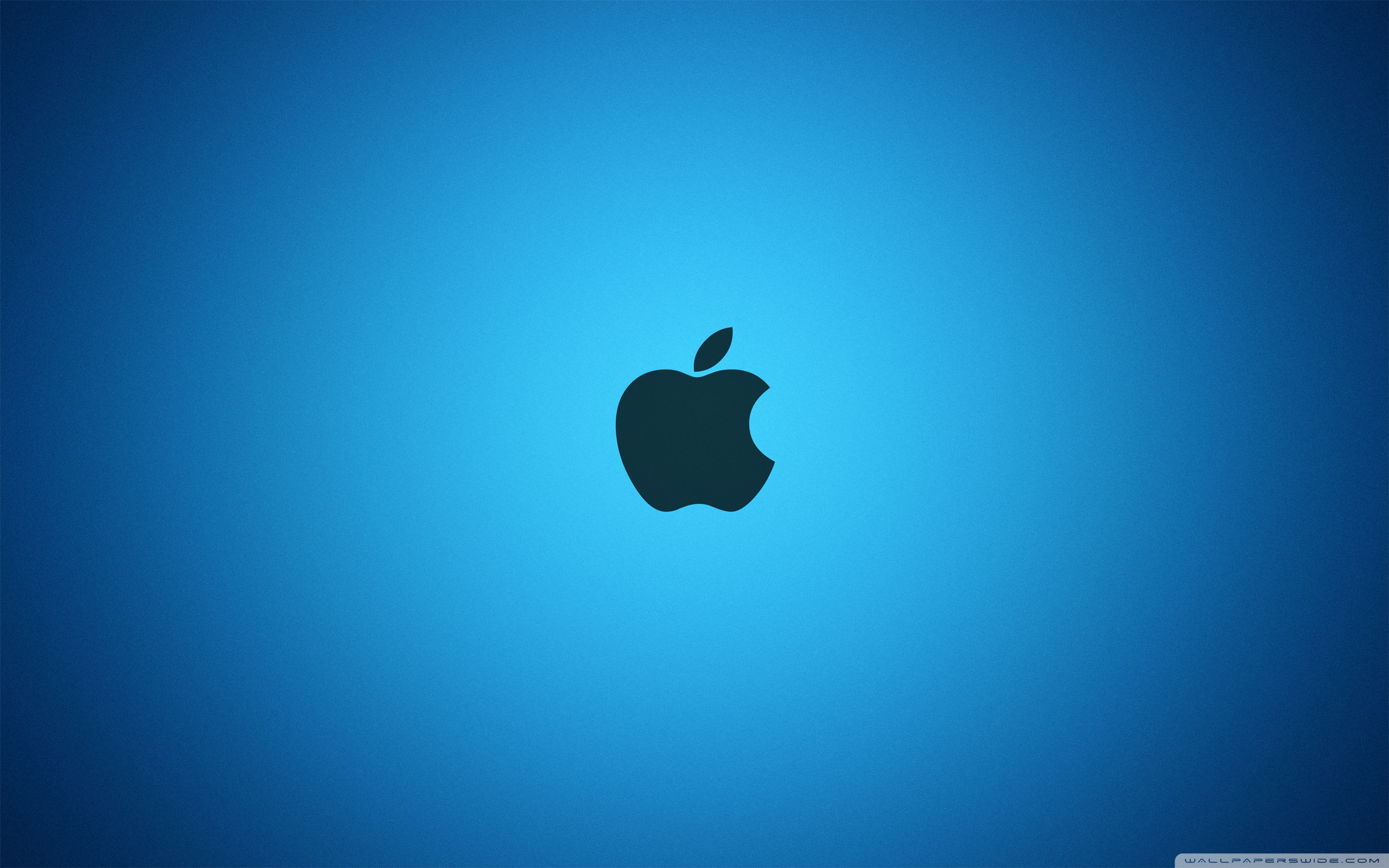 Apple Blue Logo Ultra HD Desktop Background Wallpaper for 4K UHD