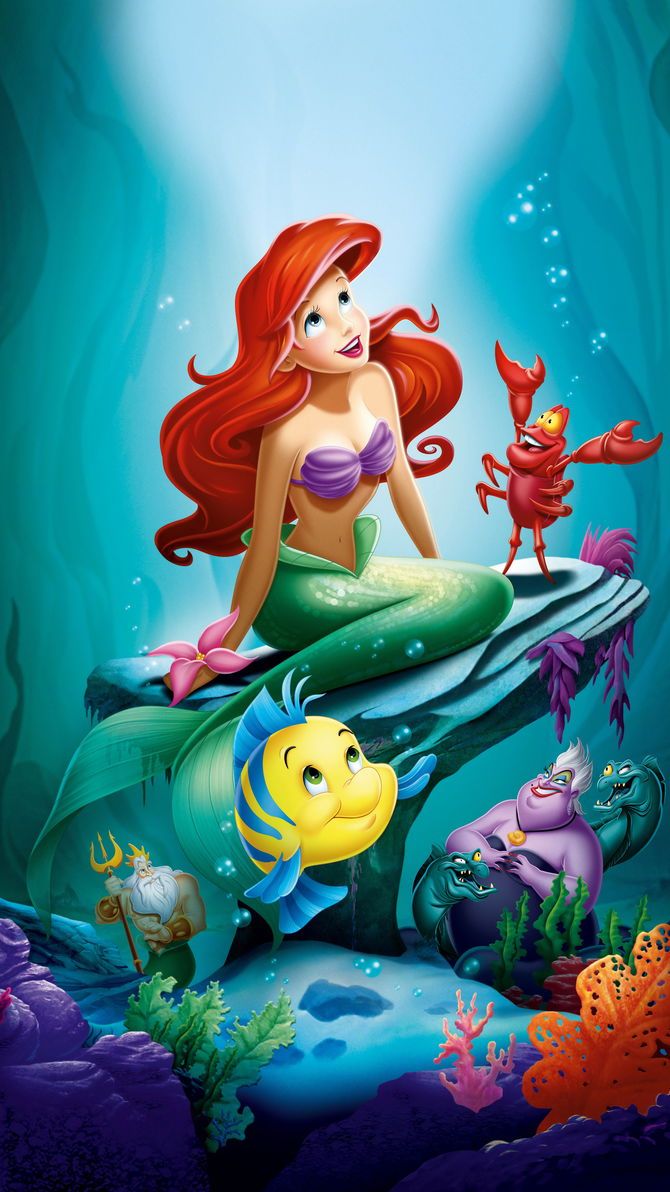 The Little Mermaid Phone Wallpaper In Movie Mania