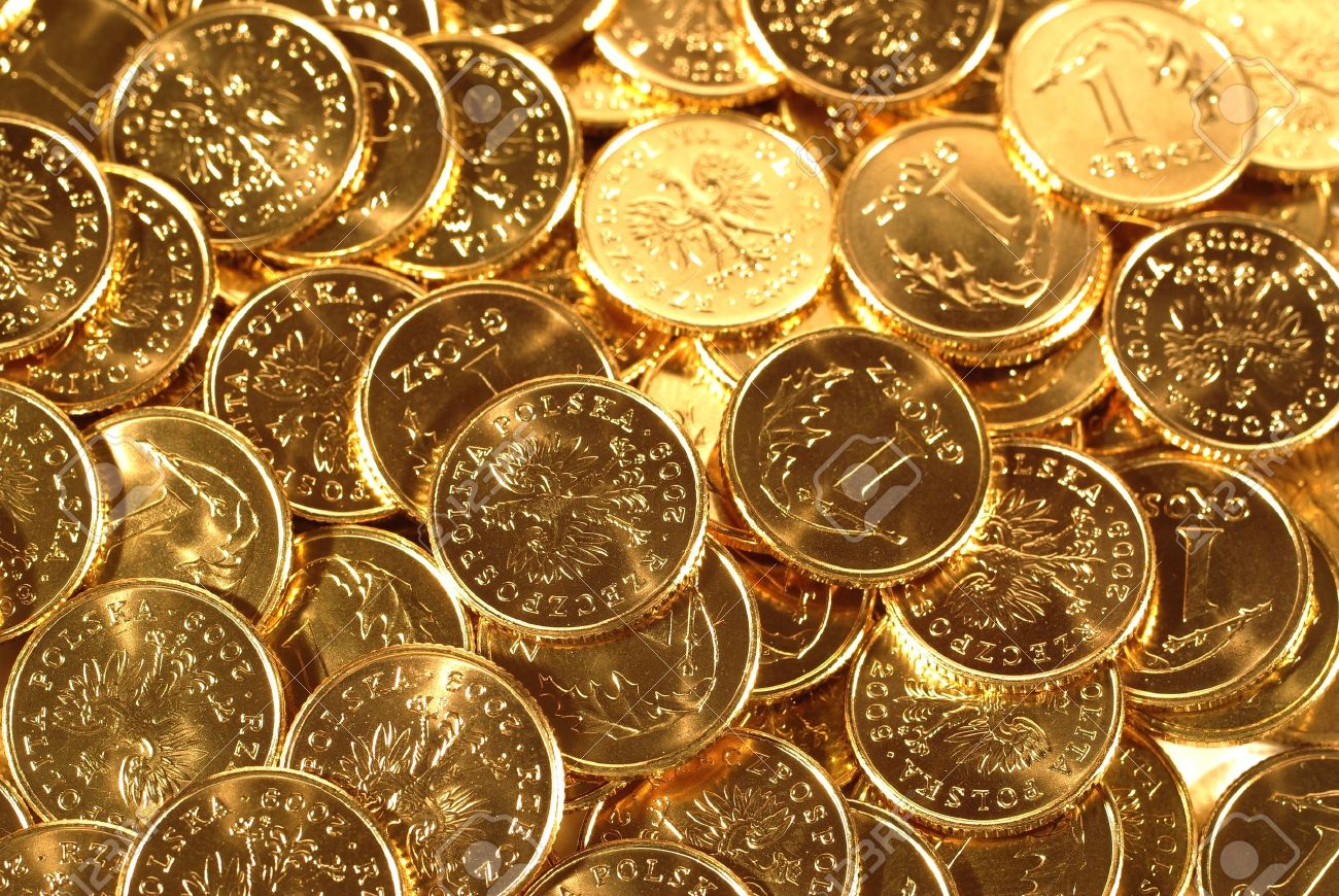 Background With Gold Of Coins Stock Photo Picture And Royalty