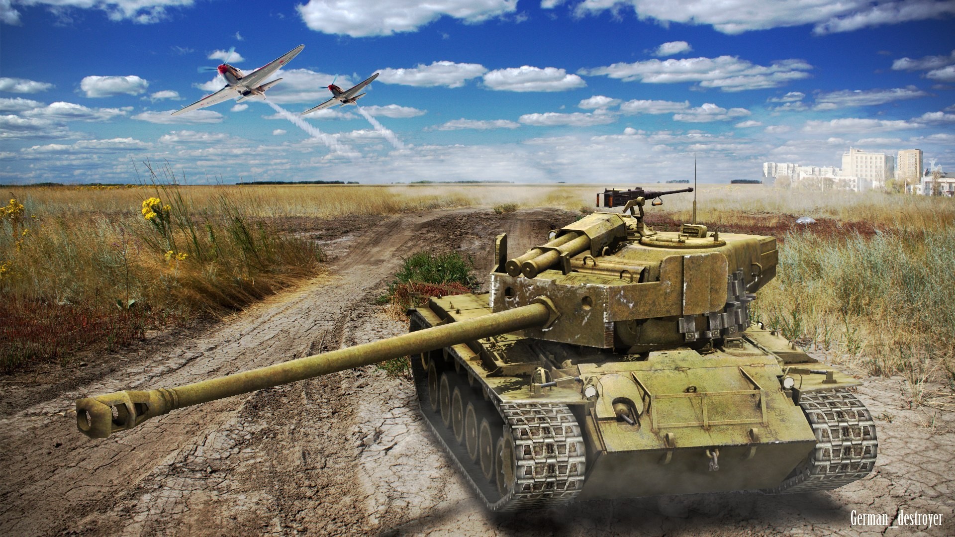 World of Tanks tank in the desert wallpapers and images   wallpapers