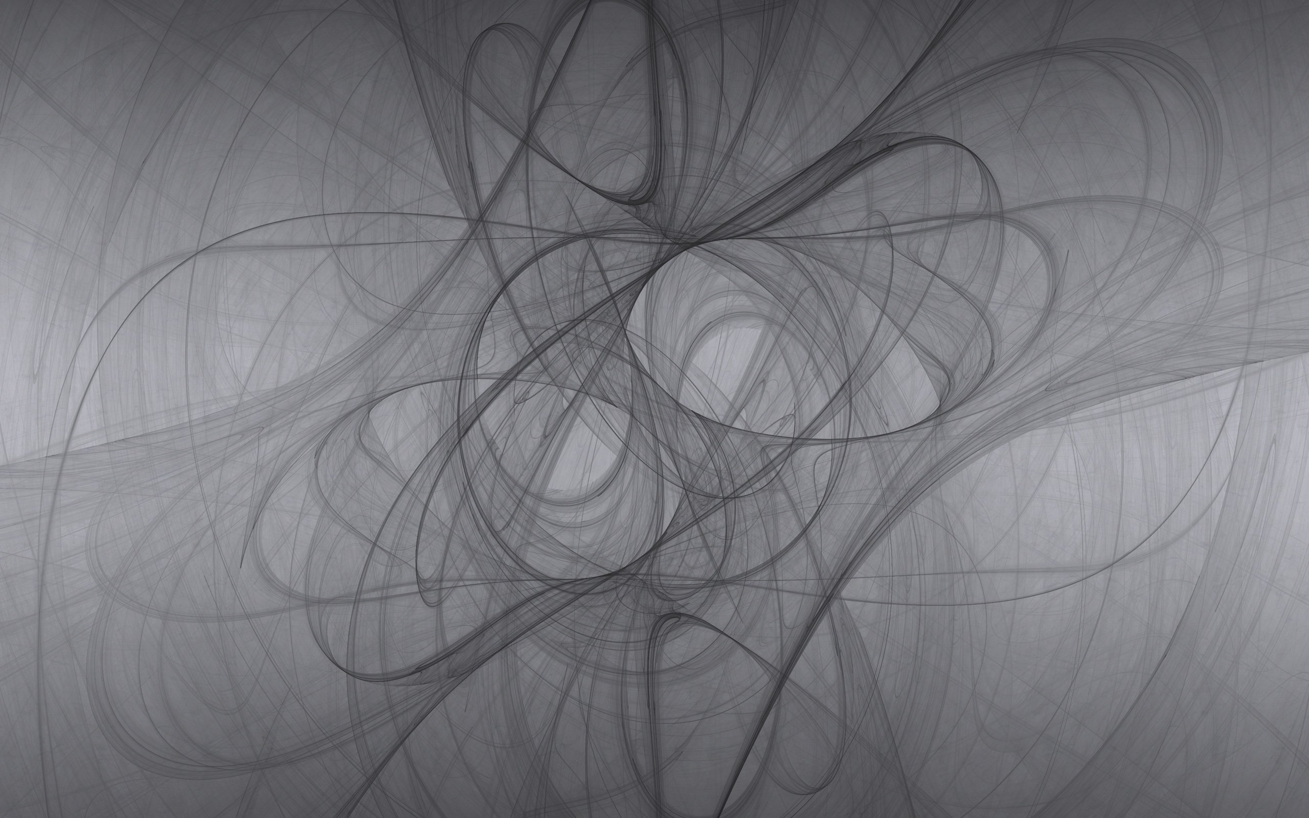 Abstract gray swirls on a gradient background, resembling smoke or wisps of energy