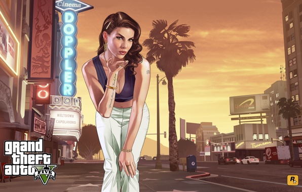 Grand Theft Auto Gta Girl Look Wallpaper Games