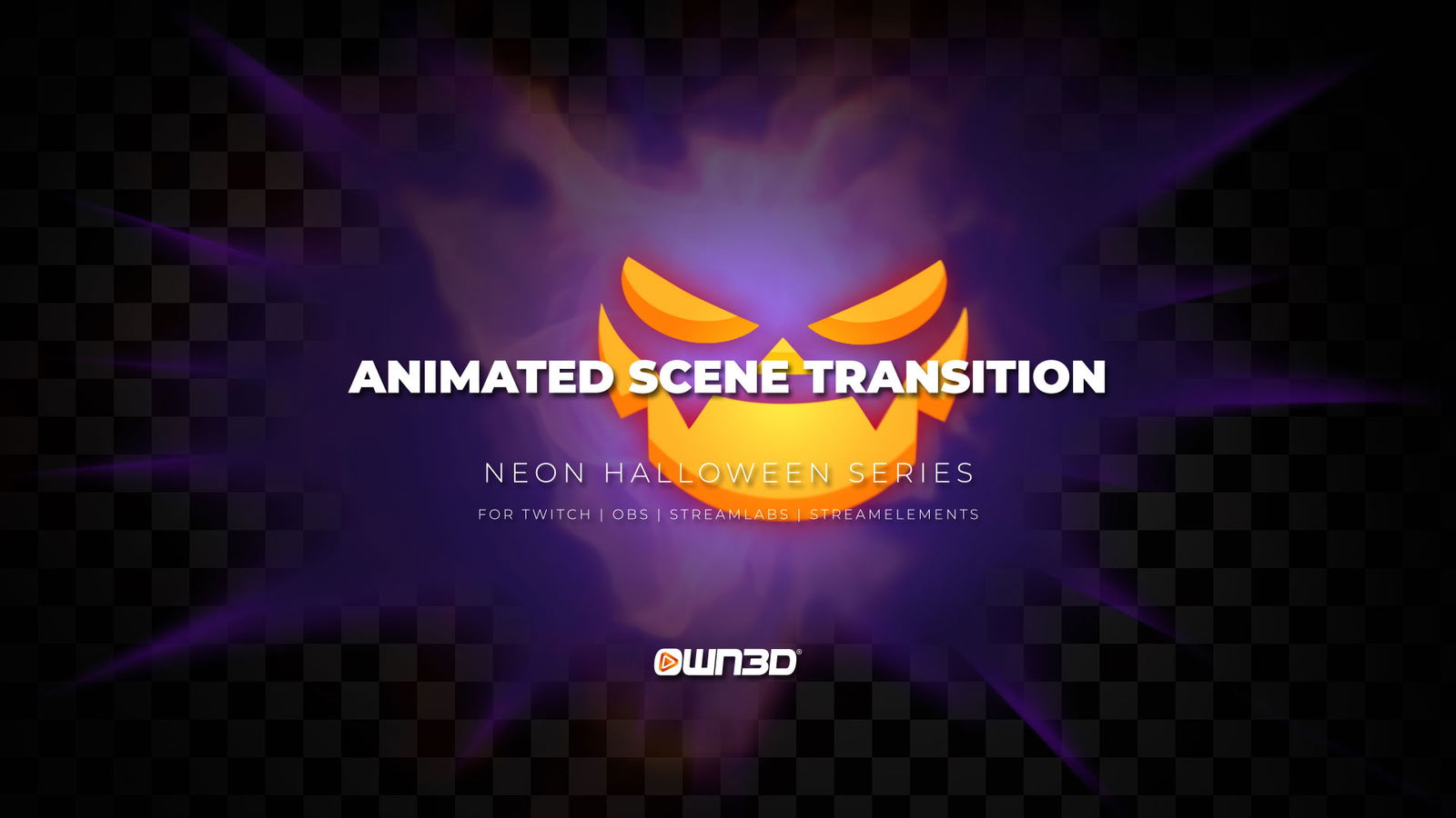 Neon Halloween Desktop Wallpaper