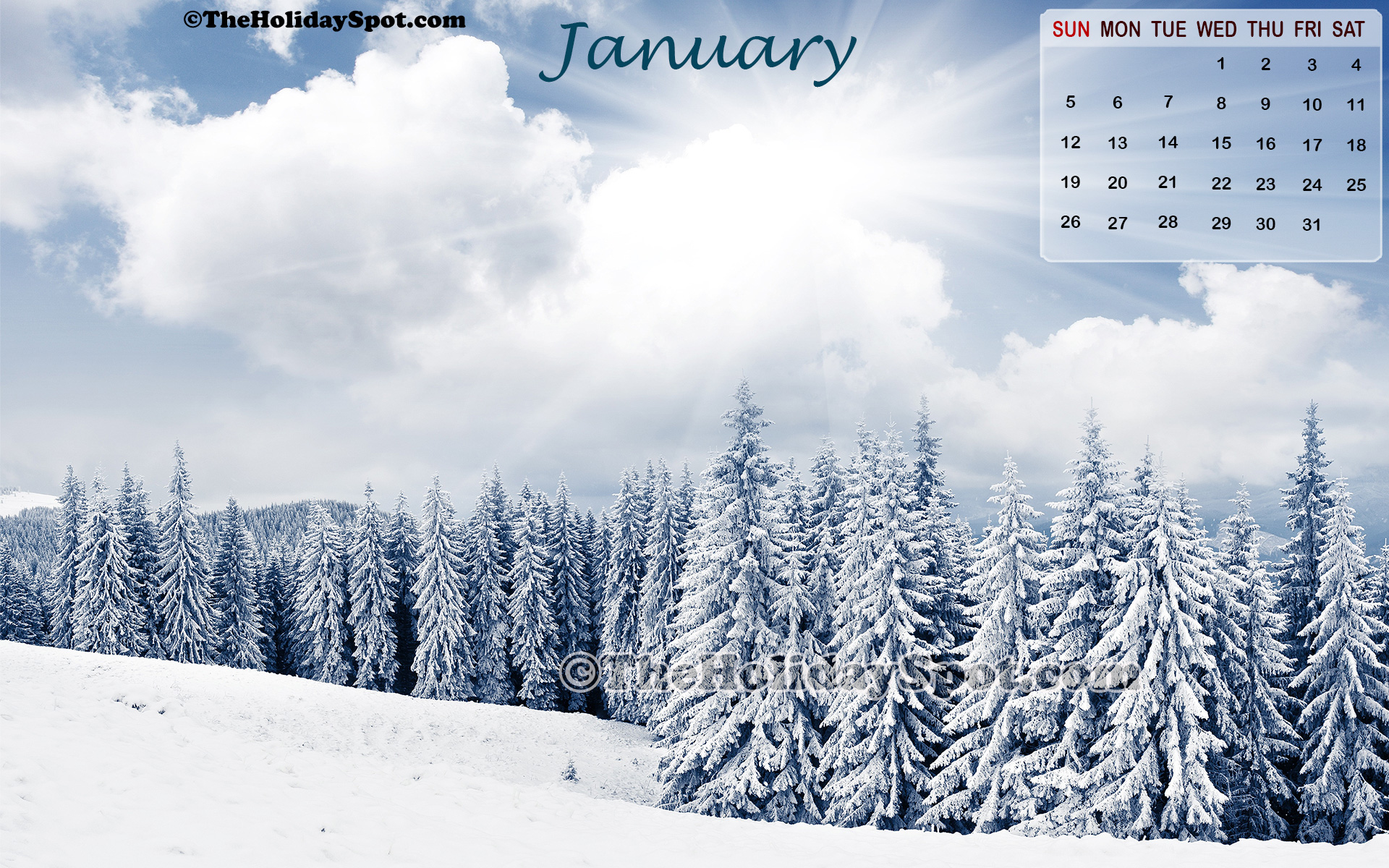 Hello January Wallpaper Winter Landscape Frozen Stock Photo 537938836   Shutterstock