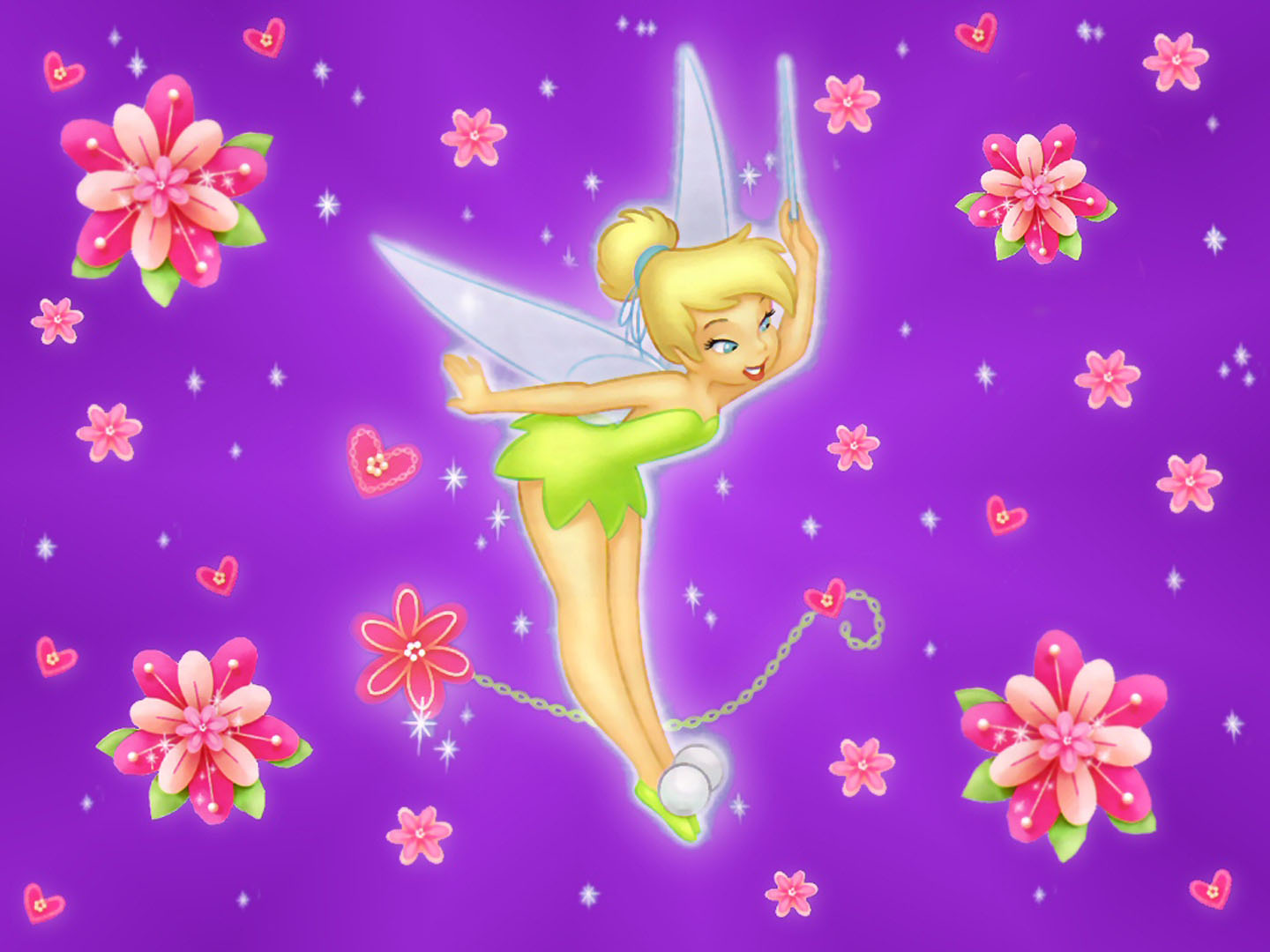 Tinkerbell The Fairy Disney Cartoons Wallpaper Picture