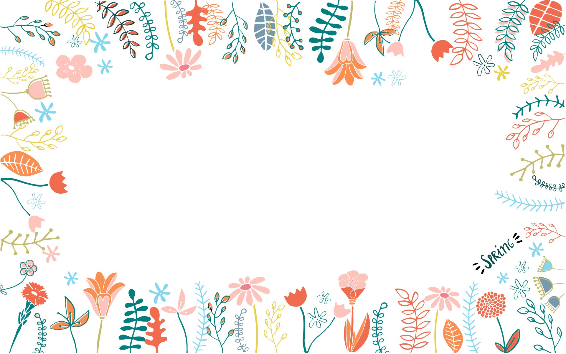 Desktop Wallpaper Watercolor Floral HD