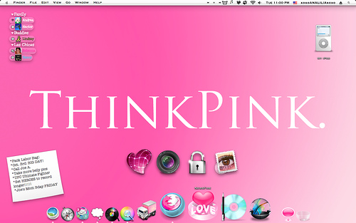 Think Pink My Desktop Photo Sharing