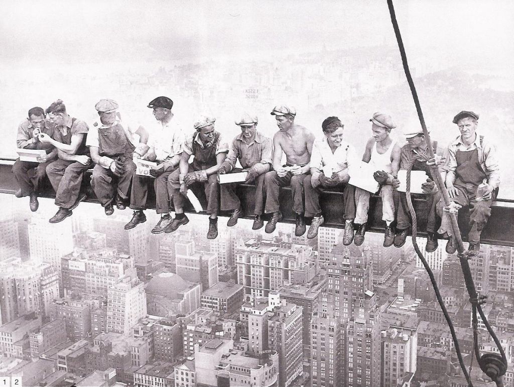 Lunch Atop A Skyscraper Poster Photography Wallpaper